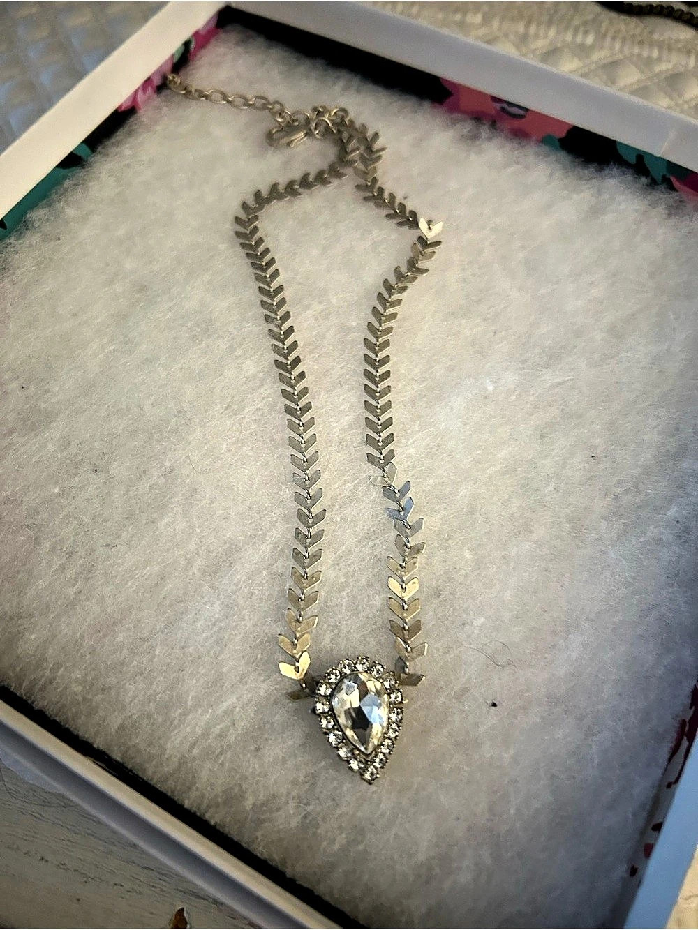 Loren Hope Silver-Tone Pendant Necklace
